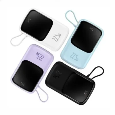 پاوربانک شارژر سریع 22.5 وات به همراه کابل تایپ‌سی 10000 بیسوس Baseus Qpow Pro Fast Charge Power Bank PPQD020101 2
