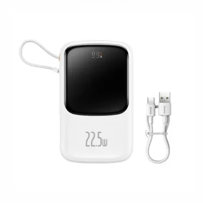 پاوربانک شارژر سریع 22.5 وات به همراه کابل تایپ‌سی 10000 بیسوس Baseus Qpow Pro Fast Charge Power Bank PPQD020101 3