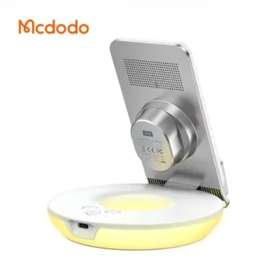 استند شارژر وایرلس و چراغ خواب رومیزی 15 وات مک دودو MCDODO CH-1610 Mg Series Multifunctional Desktop Wireless Charger 15w 3