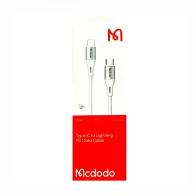 کابل فست شارژ لایتنینگ به تایپ سی 1.2 متری مک دودو Mcdodo Type-C To Lightning PD Data Cable CA-186 2