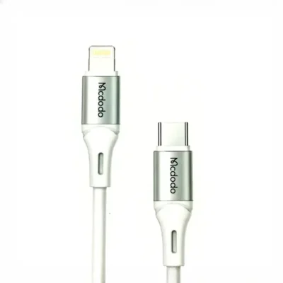 کابل فست شارژ لایتنینگ به تایپ سی 1.2 متری مک دودو Mcdodo Type-C To Lightning PD Data Cable CA-186