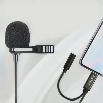 میکروفون لایتنینگ ارلدام Earldom ET-E40 Iphone Condenser Wired Microphone 3