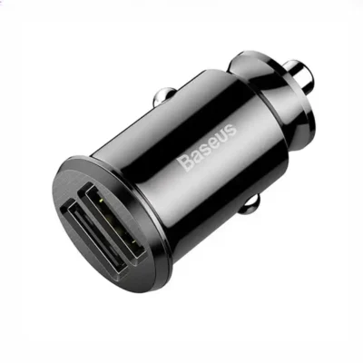 شارژر فندکی بیسوس Baseus Grain Dual USB Car Charger CCALL-ML01 3