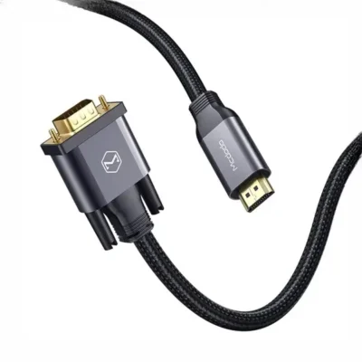 کابل اچ‌دی‌ام‌آی به وی‌جی‌آی 2 متری مک‌دودو MCDODO HDMI TO VGA 4K Adapter Cable Audio Video CA-7770 3