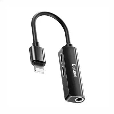 مبدل لایتنینگ به جک 3.5 میلی‌متری بیسوس Baseus Audio Converter L52