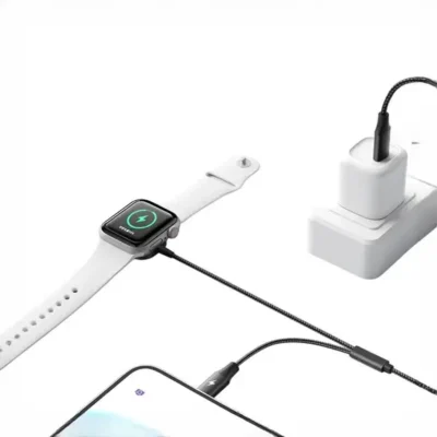 شارژر اپل واچ دو کاره مکدودو Mcdodo 2 In 1 WirelessCharger For Apple Watch & Phone CH-2980 4