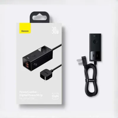 شارژر و چندراهی برق سوپر فست شارژ 30وات بیسوس Baseus PowerCombo 3AC+2U+1C PSLA000102 2
