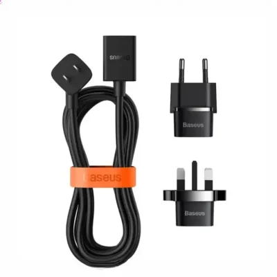 کابل افزایش طول یک متری بیسوس Baseus PowerCombo mini PowerStrip 1AC PSMN000101 3