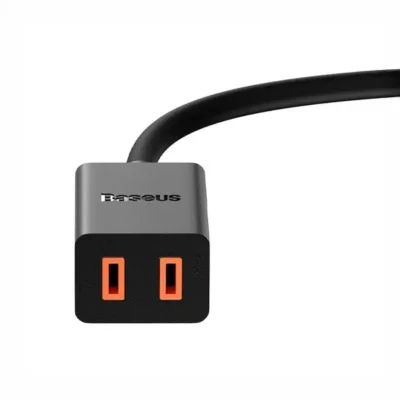 کابل افزایش طول یک متری بیسوس Baseus PowerCombo mini PowerStrip 1AC PSMN000101 4