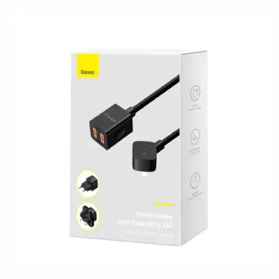 کابل افزایش طول یک متری بیسوس Baseus PowerCombo mini PowerStrip 1AC PSMN000101 5