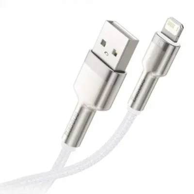 کابل لایتنینگ بیسوس 2متر Baseus Cafule Metal Data CALJK-B01 3