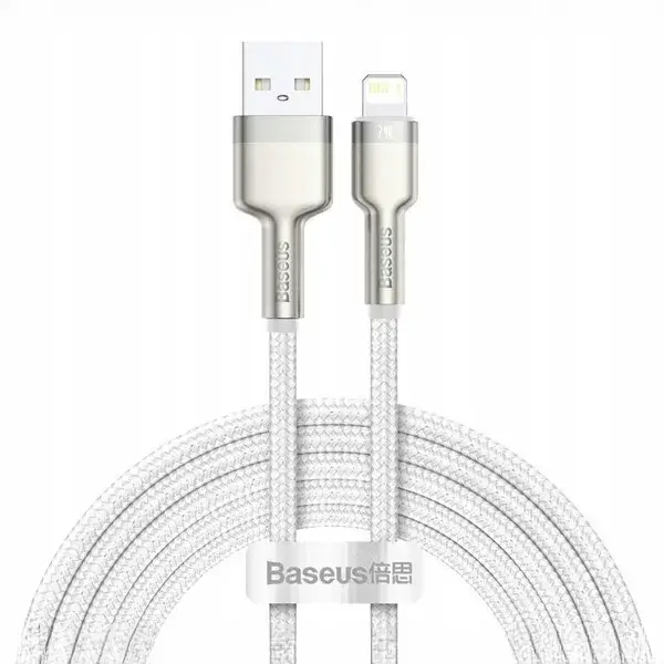 کابل لایتنینگ بیسوس 2متر Baseus Cafule Metal Data CALJK-B01