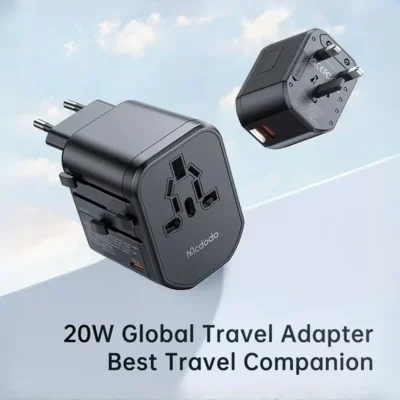 آداپتور دیواری فست شارژ مک دودو Mcdodo 20W PD Fast Charging Universal Travel Adapter CP-3471 2