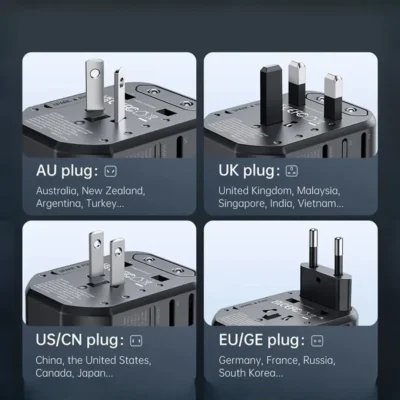 آداپتور دیواری فست شارژ مک دودو Mcdodo 20W PD Fast Charging Universal Travel Adapter CP-3471 3