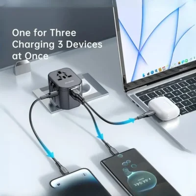 آداپتور دیواری فست شارژ مک دودو Mcdodo 20W PD Fast Charging Universal Travel Adapter CP-3471 5