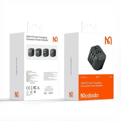 آداپتور دیواری فست شارژ مک دودو Mcdodo 20W PD Fast Charging Universal Travel Adapter CP-3471 9