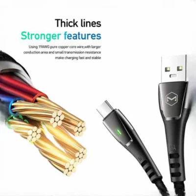 کابل Type C قطع کن دار مک دودو Mcdodo Type C 5A Super Charge Cable CA-6790 3