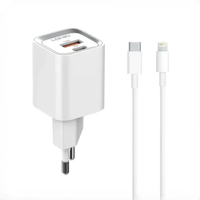 شارژر مسافرتی الدینیو 20 وات به همراه کابل LDNIO POWER ADAPTER 20W A2318M