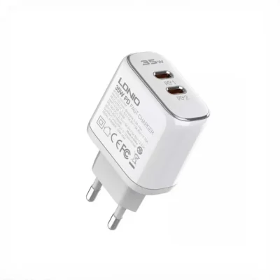 شارژر مسافرتی الدینیو 35 وات به همراه کابل LDNIO POWER ADAPTER 35W A2528M 4