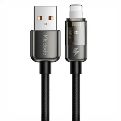 کابل شارژ قطع کن دار لایتنینگ 1.2 متری مک دودو Mcdodo Auto Power Off Data Cable CA-3140