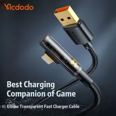 کابل شارژ لایتنینگ 1.2 متری مک دودو Mcdodo Lightning Transparent Data Cable CA-3510 3