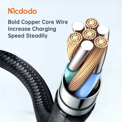 کابل شارژ لایتنینگ 1.2 متری مک دودو Mcdodo Lightning Transparent Data Cable CA-3510 5