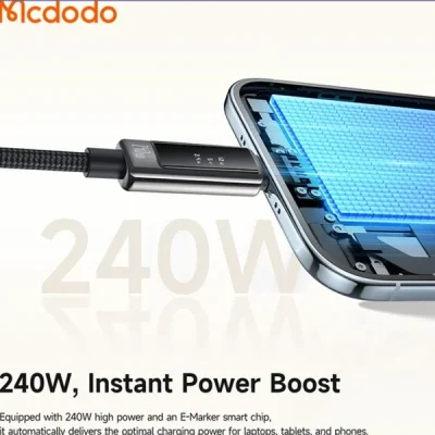 کابل شارژ دو سر تایپ سی 240W مک دودو Mcdodo Cab Vision 240W 1.2m  CA-8900 4