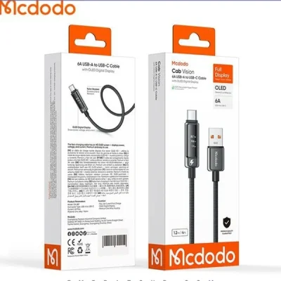 کابل شارژ دو سر تایپ سی 240W مک دودو Mcdodo Cab Vision 240W 1.2m  CA-8900 2