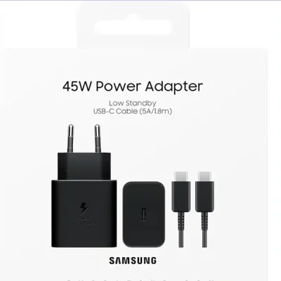 آداپتور سوپر فست سامسونگ ۴۵ وات با کابل اصلی Samsung EP-T4511XBEGEU 2