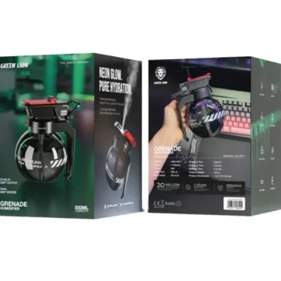 خوشبو کننده و رطوبت ساز طرح نارنجک گرین لاین Green Lion Grenade Humidifier 500mL GL-HU11 3