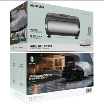کاور خودرو گرین لاین GREEN LION AUTO CAR COVER CAR FIT GNAUCRCVRBK 2