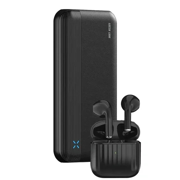 پاوربانک و ایرپاد گرین لاین Green Lion Power Bank and Earbud GNDUOL10TWS