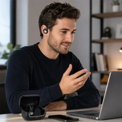 هندزفری بلوتوث گرین لاین Green Lion GR-22 Earbuds GNEARBUDBK 2