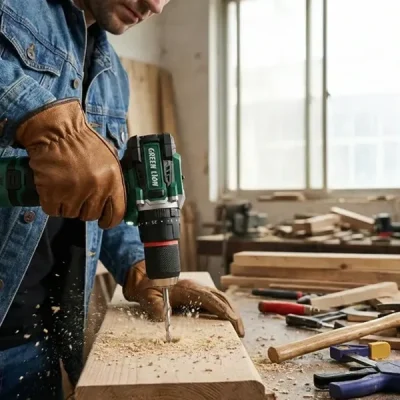 دریل چکشی شارژی گرین لاین Green Lion GD-15 Hammer Drill GNGD15D18V 3