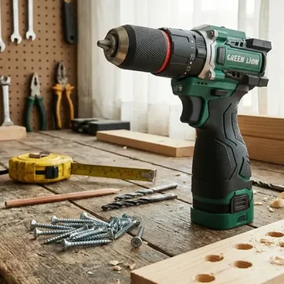 دریل چکشی شارژی گرین لاین Green Lion GD-15 Hammer Drill GNGD15D18V 4
