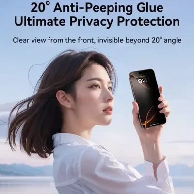 گلس حریم شخصی آیفون 17 جویروم JOYROOM iPhone 17 2.5D Anti-Spy JR-MQS0613 2