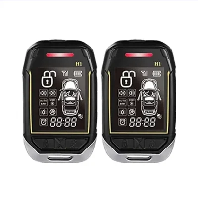 دزدگیر جفت ریموت تصویری شارژی خودرو مدل Stelock LF861 double Car Alarm