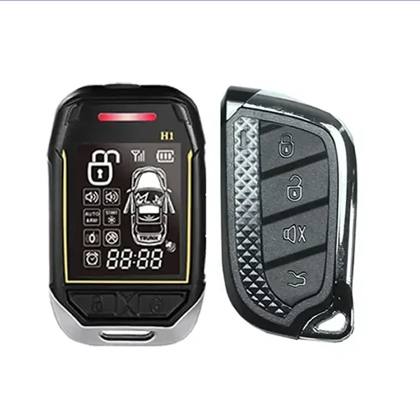 دزدگیر تک ریموت تصویری شارژی خودرو مدل Stelock LF861 single Car Alarm