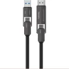 کابل شارژ و انتقال داده 4در1 پاورولوژی POWEROLOGY 4 IN 1 C & C TO HDMI PCAB034BK