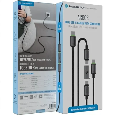 ست کابل پاورولوژی Powerology Argos Cable PCAB37GY 4