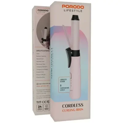 فرکننده موی شارژی پرودو Porodo Cordless Curling Iron PDBL007PK 3