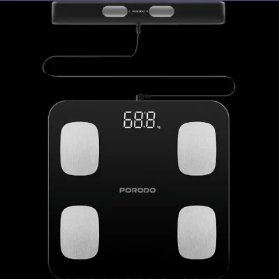 ترازو هوشمند پرودو Porodo Precise Lifestyle Smart Scale PDLFST089BK
