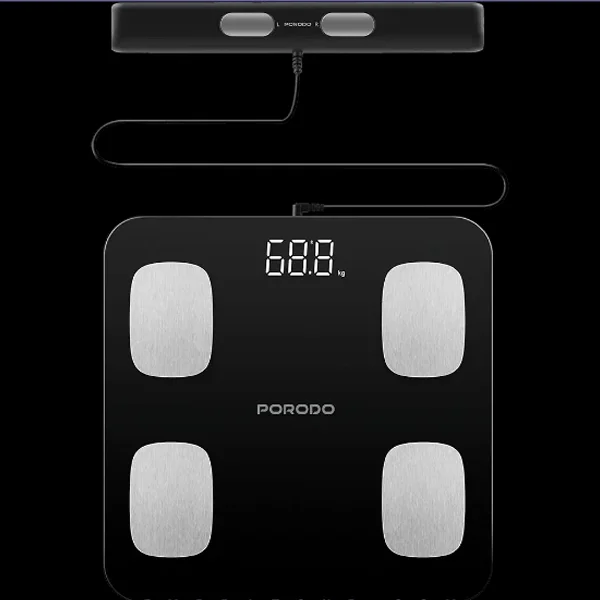 ترازو هوشمند پرودو Porodo Precise Lifestyle Smart Scale PDLFST089BK