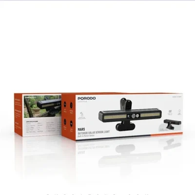 چراغ خورشیدی سنسور دار پرودو Porodo Mars Outdoor Solar Sensor Light PDMWD0710 3