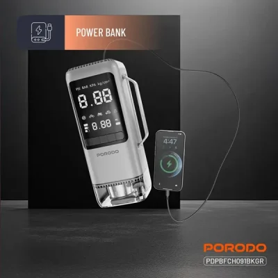 جامپ استارتر و پمپ باد 6 کاره پرودو  Porodo 6-in-1 Multi Function Power Tool PDPBFCH091BKGR 2