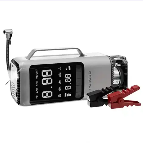 جامپ استارتر و پمپ باد 6 کاره پرودو  Porodo 6-in-1 Multi Function Power Tool PDPBFCH091BKGR