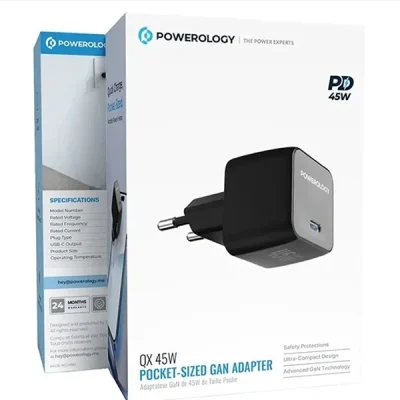 آداپتور شارژ 45وات پاورولوژی PWCUQC056 2