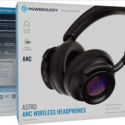 هدفون بی سیم پاورولوژی POWEROLOGY ASTRO HYBRID HEADPHONE PWQYSV32 2