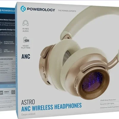 هدفون بی سیم پاورولوژی POWEROLOGY ASTRO HYBRID HEADPHONE PWQYSV32 3