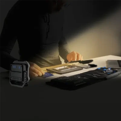 چراغ کمپینگ شارژی پاورولوژی Powerology Brillite Work Light  PWZF40138BK 3